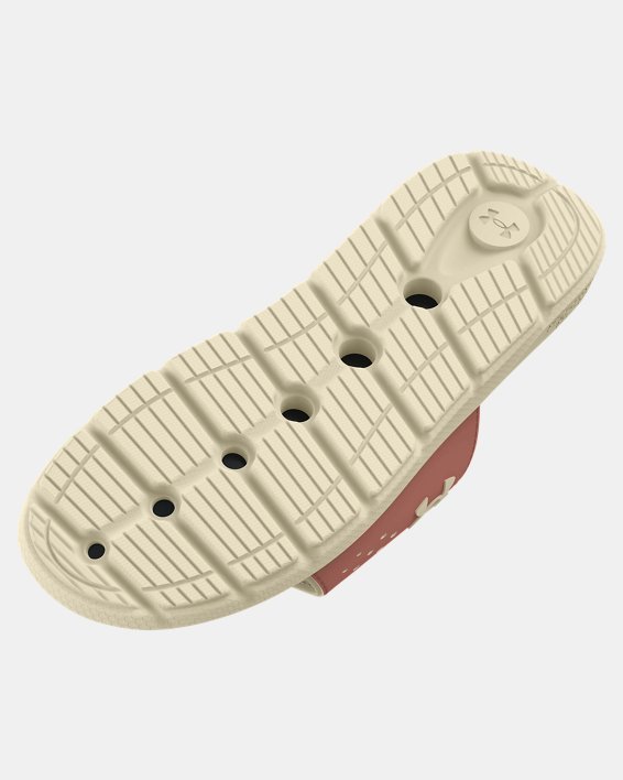Women's UA Ignite Pro Graphic Footbed Slides in Brown image number 4